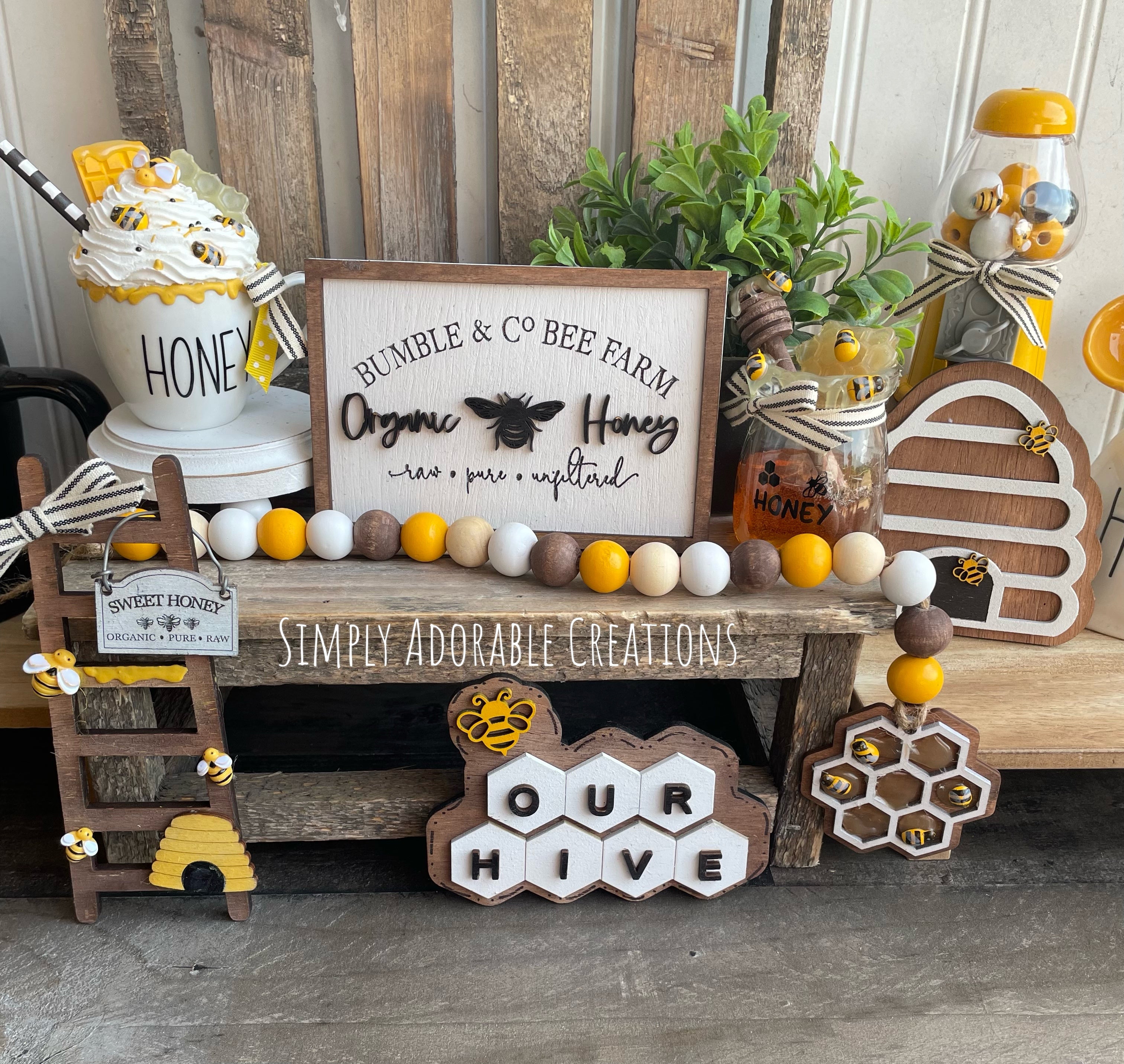 Bee Decor Bumble Bee Decorations for Home Bee Hive Decor Honey Bee  Classroom